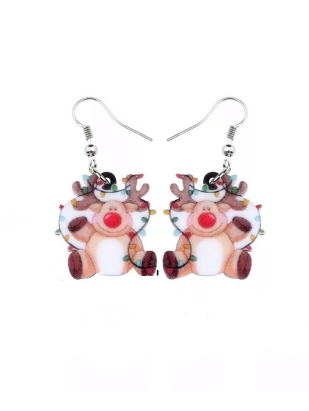 FREE SHIPPING | Double-Sided Acrylic Dangle Earrings NWT